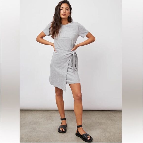 Rails grey wrap shirt dress size medium - Picture 1 of 8